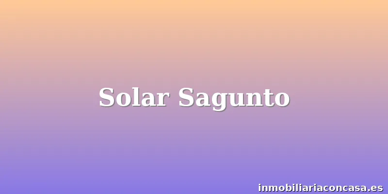 Solar Sagunto