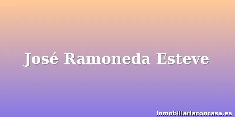 José Ramoneda Esteve