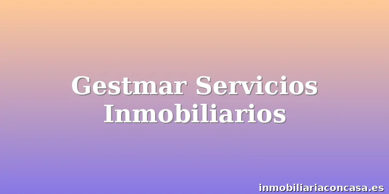 Gestmar Servicios Inmobiliarios