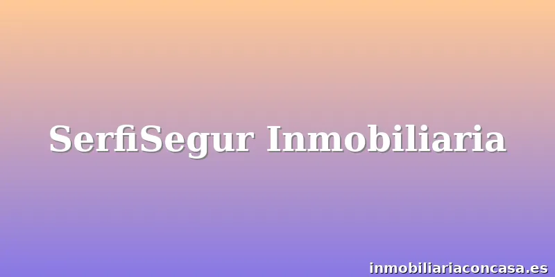 SerfiSegur Inmobiliaria