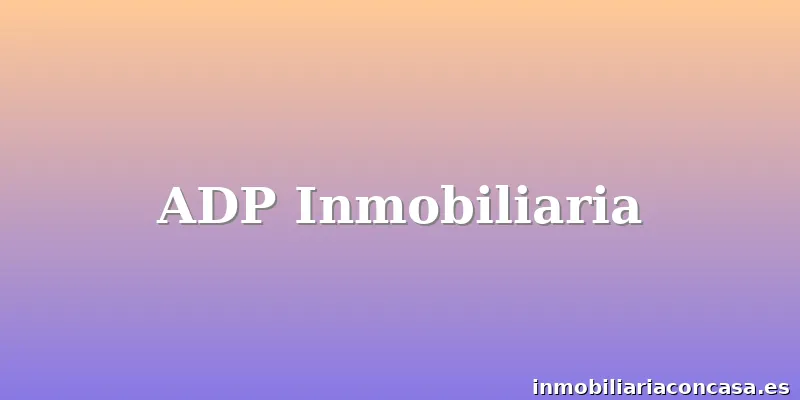 ADP Inmobiliaria
