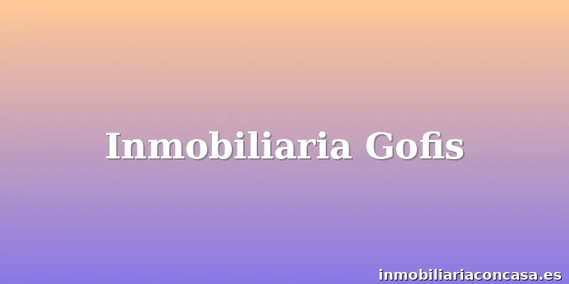 Inmobiliaria Gofis