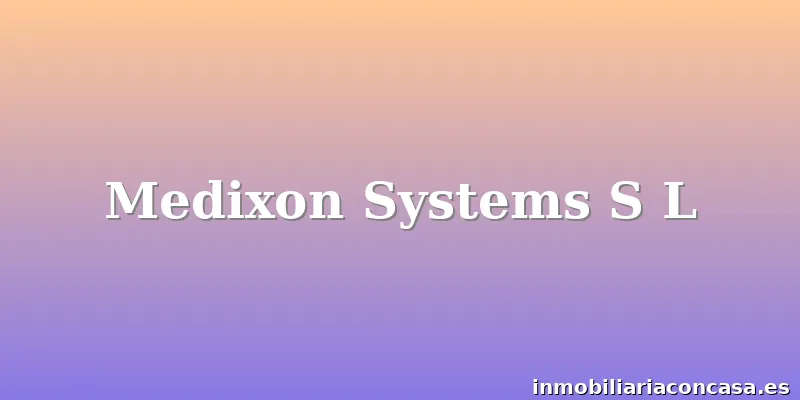 Medixon Systems S L